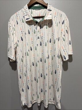 Swannies Co Men’s Polo Golf Club Print size XL
